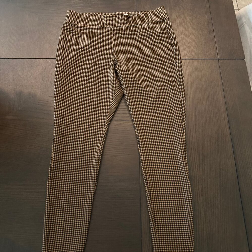 Ankle Length, Soft Knit, High Rise Old Navy NWOT Plaid Stretch Pants